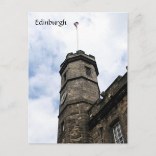 edinburgh castle torn vykort