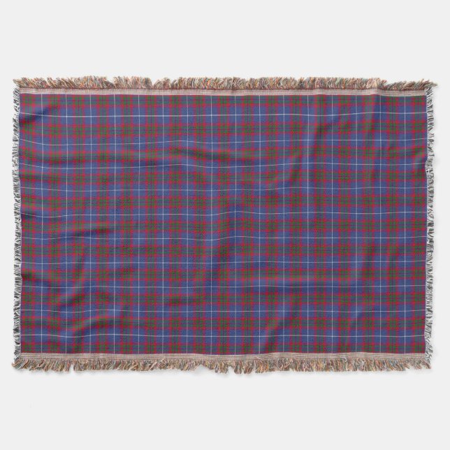Edinburgh District Tartan Throw Blanket Filt (Framsidan)