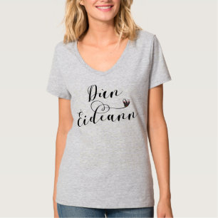 Edinburgh Flagga Heart, Dùn Èideann T-Shirt