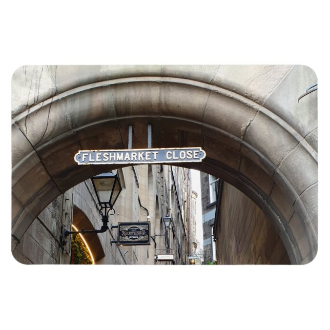 Edinburgh - Fleshmarket Close Magnet (Horisontell)