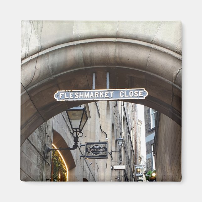 Edinburgh - Fleshmarket Close Magnet (Framsidan)