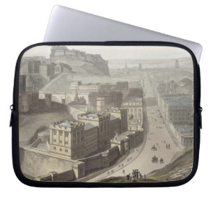 Edinburgh från den Calton backen, från 'en resa Laptop Fodral