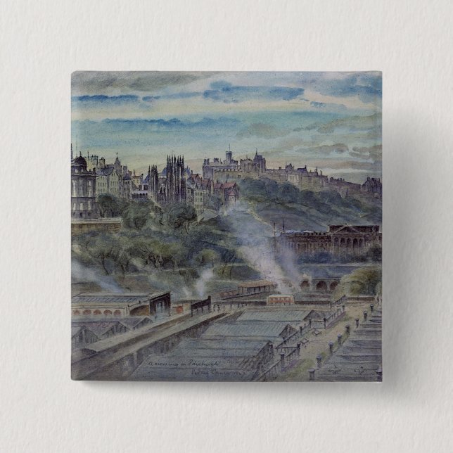 Edinburgh från near Sts Anthony kapell Knapp (Framsida)