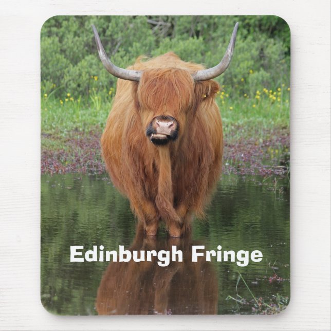 "Edinburgh frans" mousemat Musmatta (Framsidan)