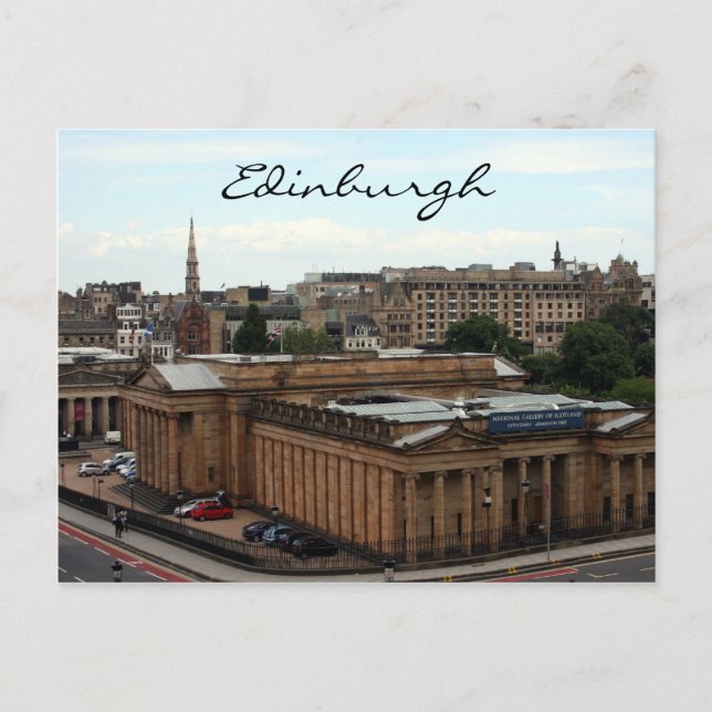 edinburgh-galleri vykort (Framsida)