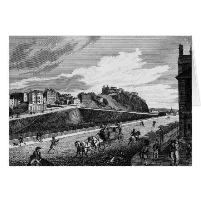 Edinburgh Hälsningskort (Framsidan Horizontal)