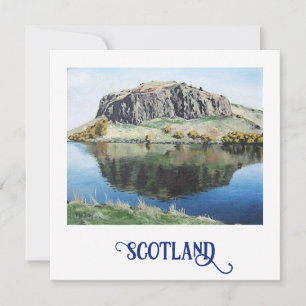 Edinburgh Holyrood Skottland finkonst turist Julkort