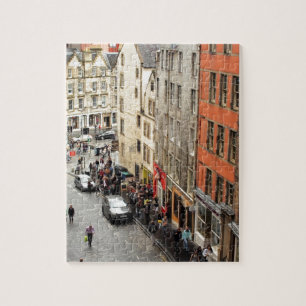 Edinburgh i Skottland, olika gåvor Pussel