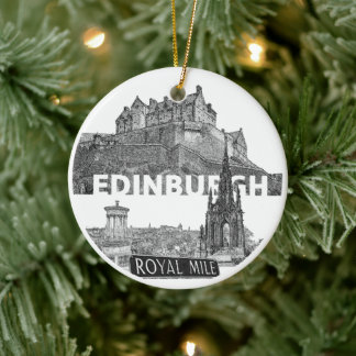 Edinburgh Jul Bauble Julgransprydnad Keramik