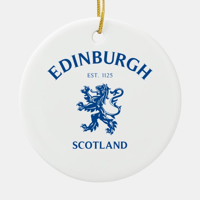 EDINBURGH JULGRANSPRYDNAD KERAMIK (Framsidan)