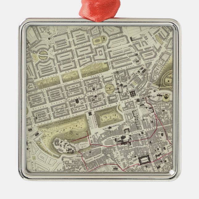 Edinburgh Julgransprydnad Metall (Framsidan)