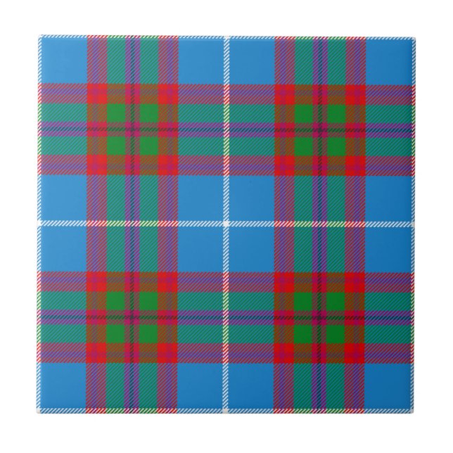 Edinburgh Klan Hunting Tartan Play Kakelplatta (Framsidan)