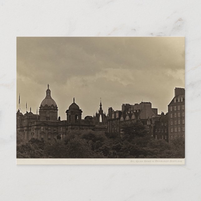 Edinburgh - kunglig Mile Vykort (Framsida)