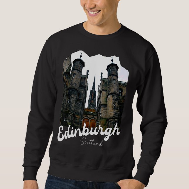 Edinburgh Lång Ärmad Tröja (Framsida)