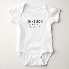 Edinburgh Latitude & Longitud T Shirt