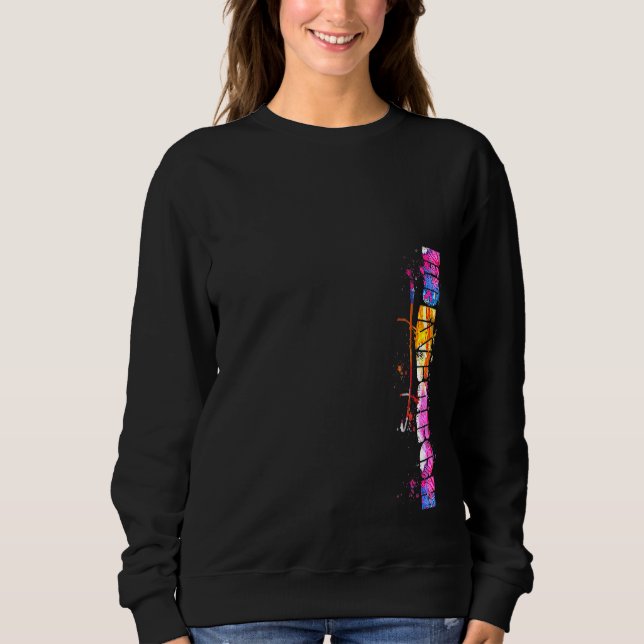 Edinburgh Lettering Watercolor Edinburgh T Shirt (Framsida)