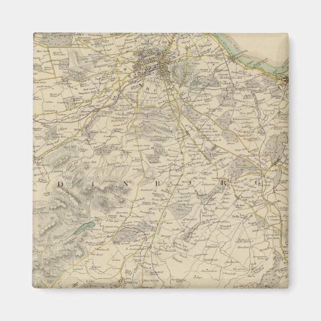 Edinburgh-miljöer Magnet (Framsidan)