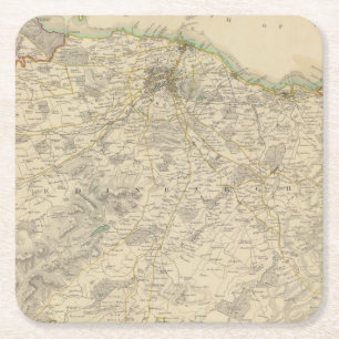 Edinburgh miljöer underlägg papper kvadrat