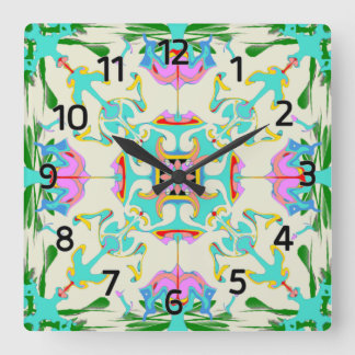 Edinburgh New Town Victorian Stil Clock Fyrkantig Klocka