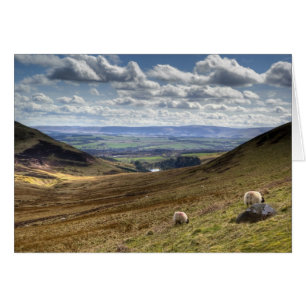 Edinburgh Pentland Backe View Hälsningskort
