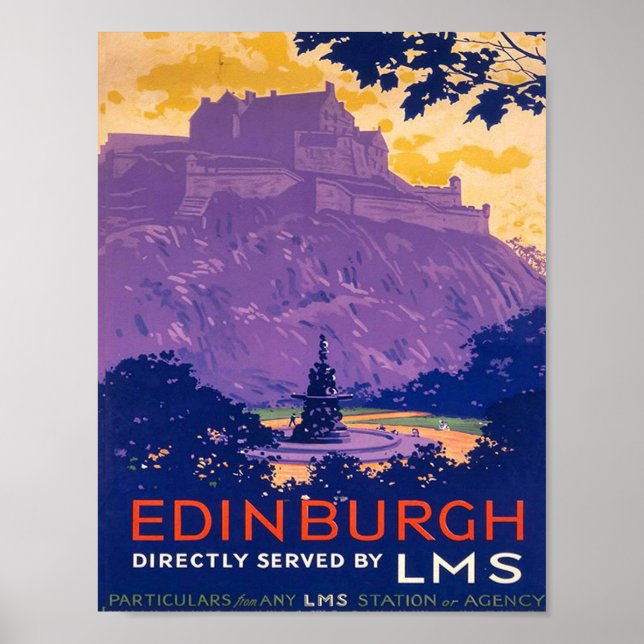 EDINBURGH POSTER (Framsidan)