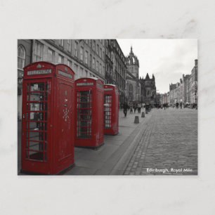 Edinburgh Royal Mile Scotland Vykort