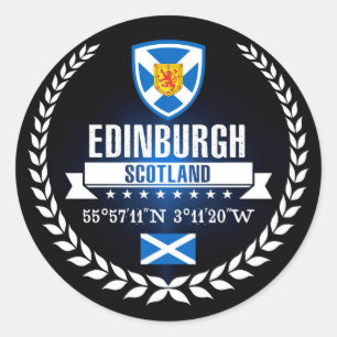 Edinburgh Runt Klistermärke