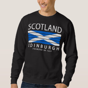 Edinburgh Scotland 1 Lång Ärmad Tröja