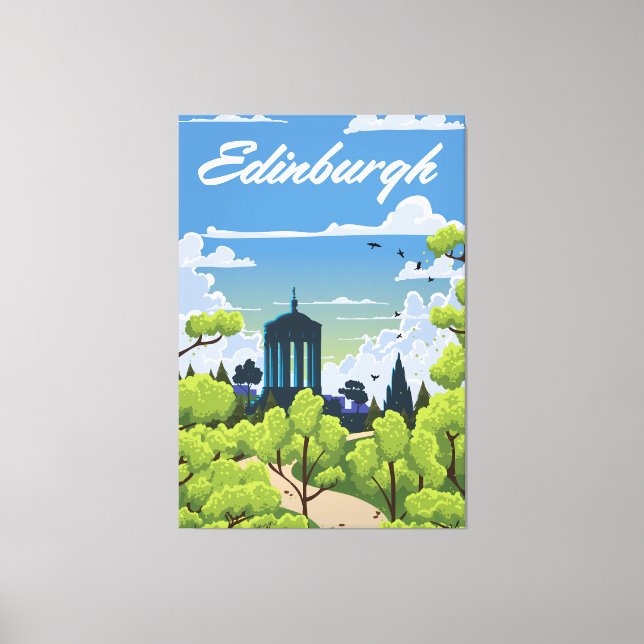 Edinburgh Scotland Canvastryck (Framsida)