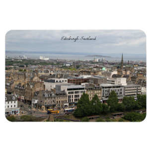 Edinburgh Scotland, Cityscape, fotografi Magnet