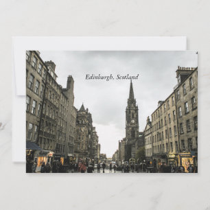 Edinburgh, Scotland cityscape Kort