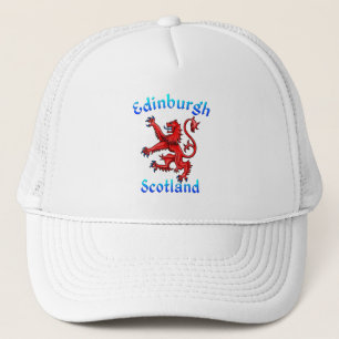 Edinburgh Scotland Lejonare Rampant Scottish Flagg Keps