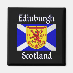 Edinburgh Scotland Lejonare Rampant Scottish Flagg Magnet