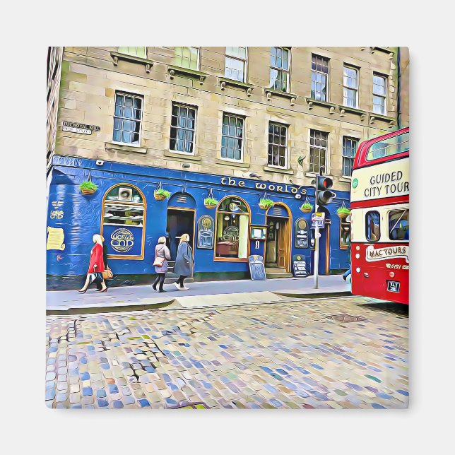 Edinburgh, Scotland Magnet (Framsidan)