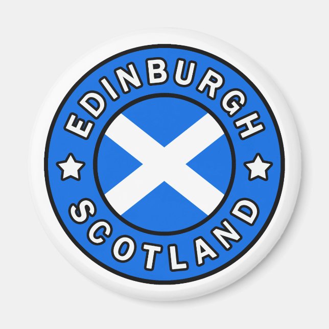 Edinburgh Scotland Magnet (Framsidan)