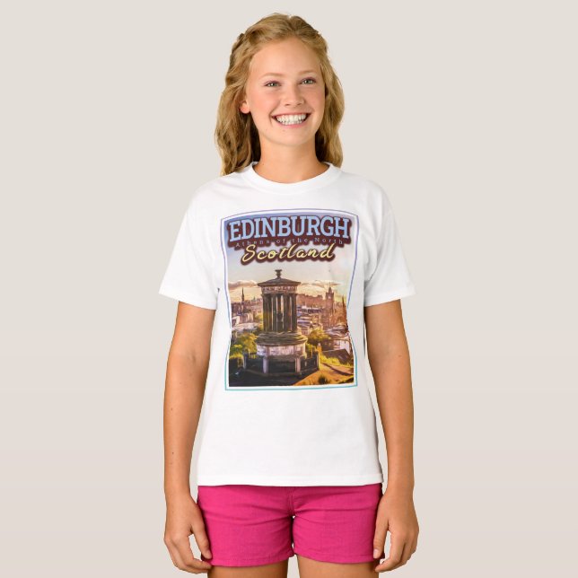 EDINBURGH SCOTLAND - NORDENS ATENER T SHIRT (Hel framsida)