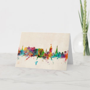 Edinburgh Scotland Skyline Kort