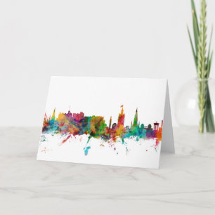 Edinburgh Scotland Skyline Kort