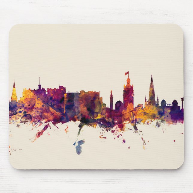 Edinburgh Scotland Skyline Musmatta (Framsidan)