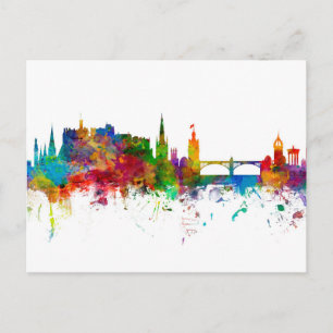 Edinburgh Scotland Skyline Vykort