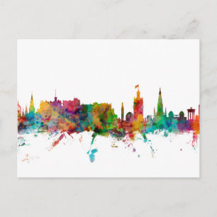 Edinburgh Scotland Skyline Vykort