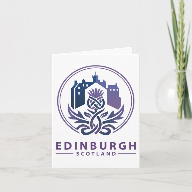 Edinburgh Scotland United Kingdom Kort (Framsida)