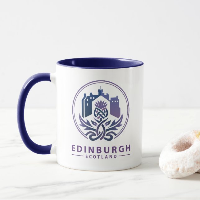 Edinburgh Scotland United Kingdom Mugg (Med munk)