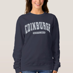 Edinburgh Scotland Varsity College Stil Sweatshir T Shirt