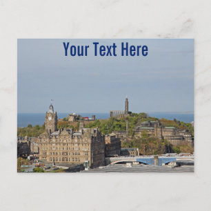 Edinburgh, Skottland anpassningsbar vykort