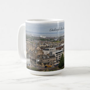 Edinburgh Skottland, Cityscape, fotografi Kaffemugg