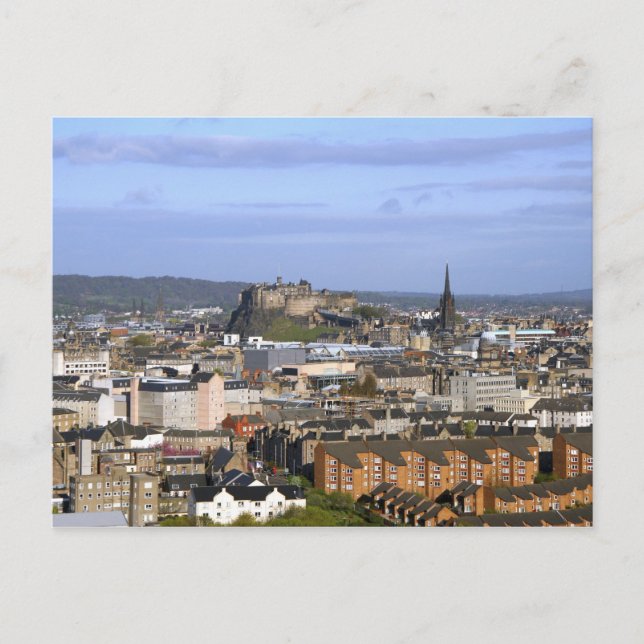 Edinburgh, Skottland. En vy som bortser från centr Vykort (Framsida)