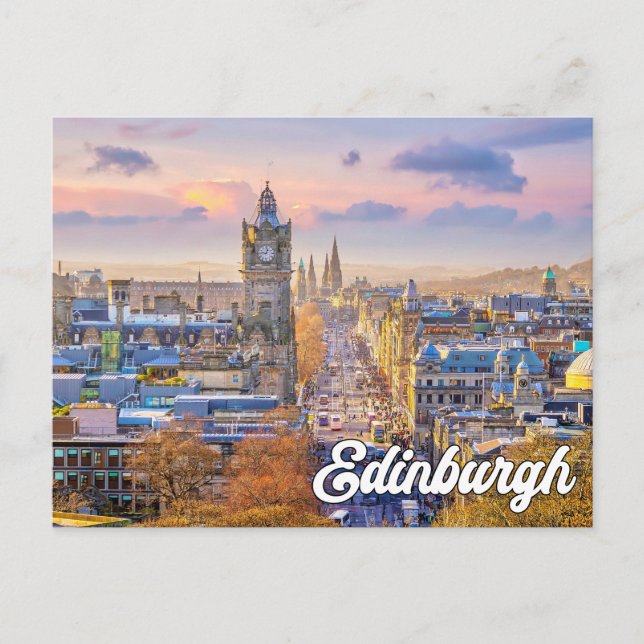 Edinburgh, Skottland, Förenade kungariket Vykort (Framsida)