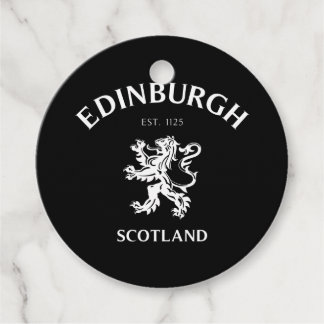EDINBURGH Skottland Gåvor Etiketter