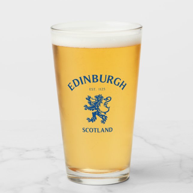 EDINBURGH Skottland Glaskopp (Framsida fylld)